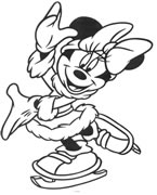 Disegni da colorare Walt Disney Minnie