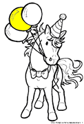 Animali da colorare cavallo